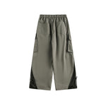 Colorblock Loose Casual Pants