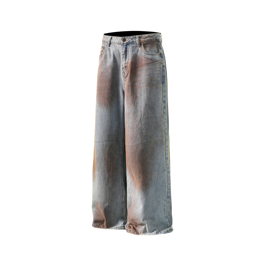 復古做舊牛仔褲