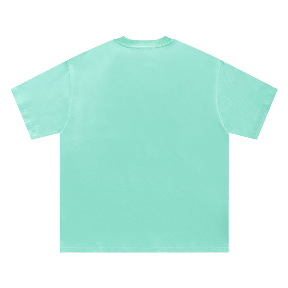 헐렁한 개인화된 반팔