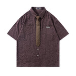 Vintage Plaid Short Sleeve Shirt