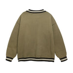 可愛奶牛圓領毛衣