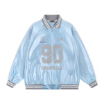 Retro letter print jacket