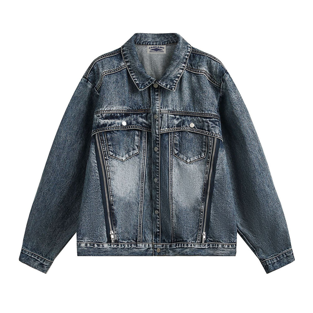 Vintage washed denim jacket