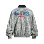 Embroidered lapel coat