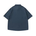 休閑百搭短袖襯衫