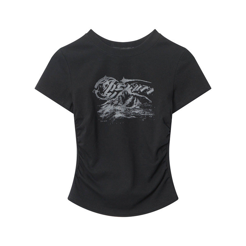 Retro Printed Slim Short Sleeve (Women's)