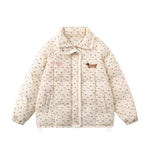 Retro floral embroidered patchwork cotton jacket