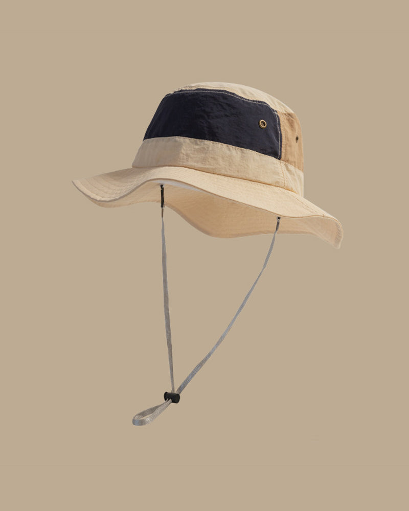 Color-block Sun Hat