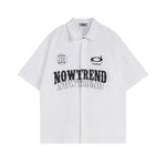 American street fashion short-sleeved shirt