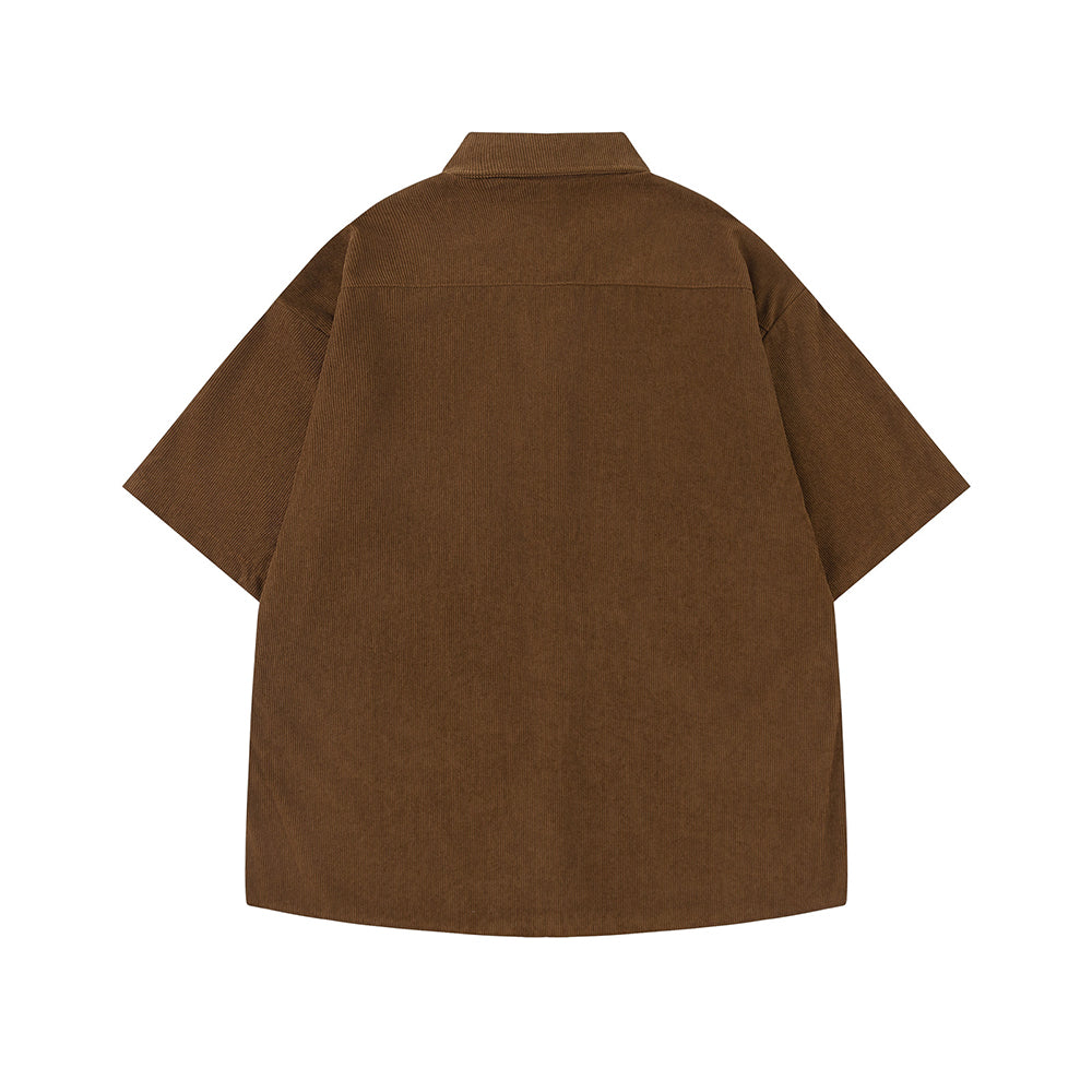 vintage floral short sleeve shirt