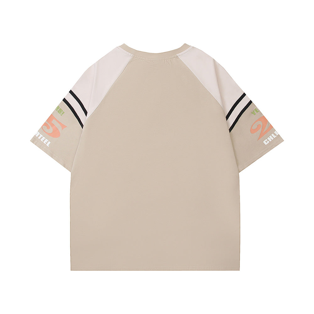 스플라이스 프린트 반소매