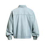 Colorful letter denim jacket