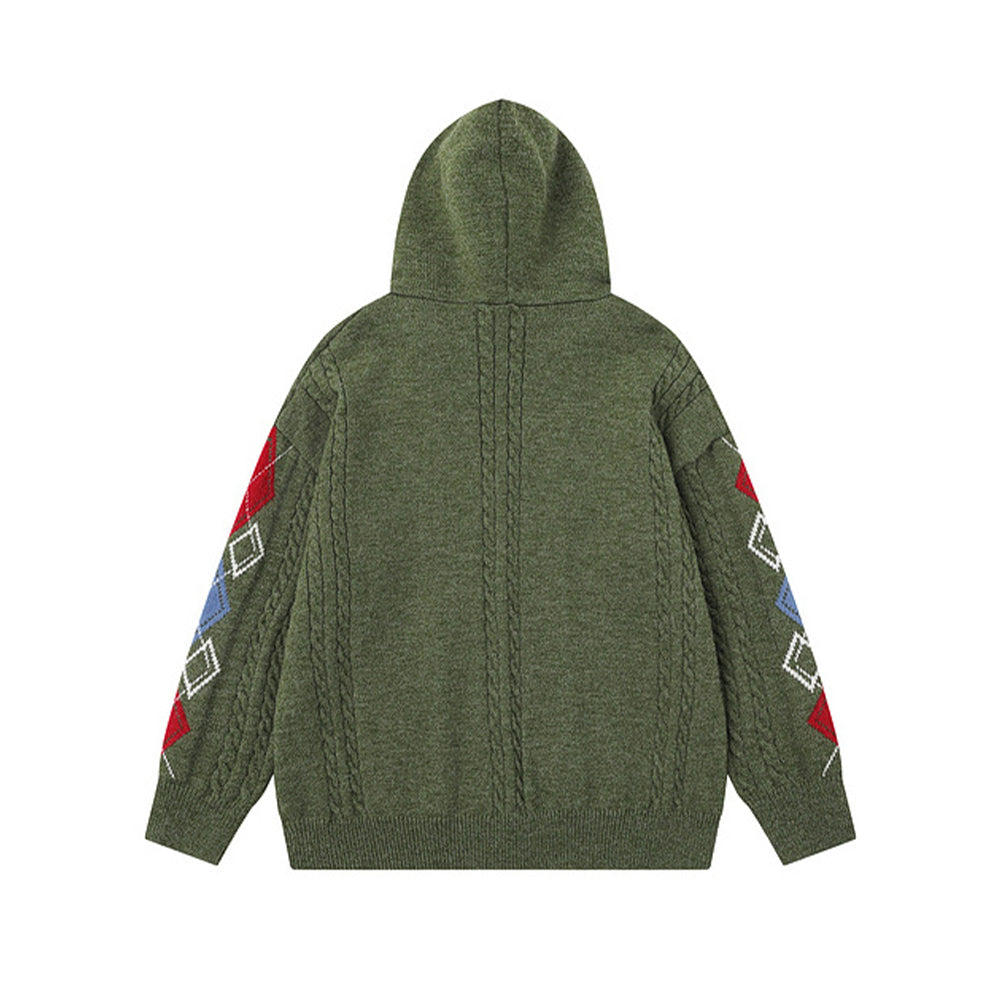 캐주얼한 탈부착형 니트 가디건