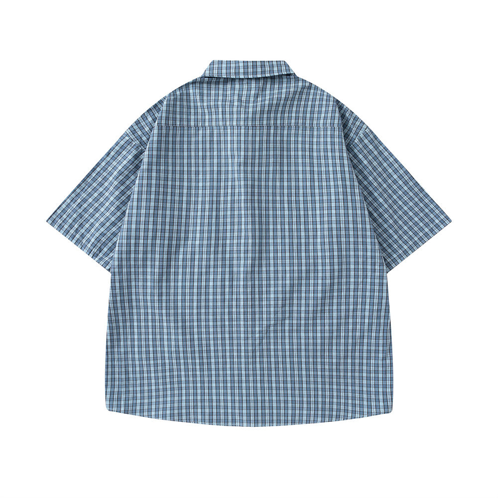 Preppy Plaid Short Sleeve Shirt