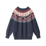 Retro contrast sweater
