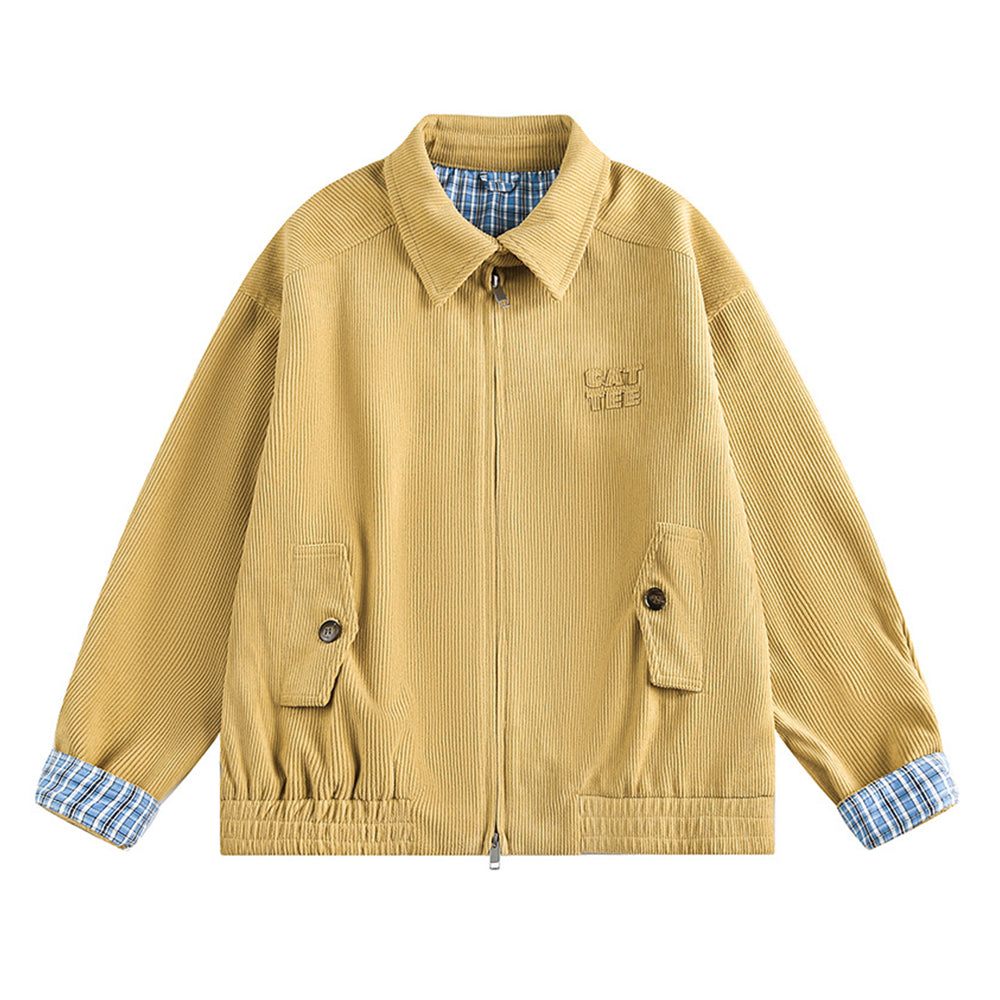 復古燈芯絨外套