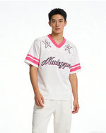 運動風拼接短袖