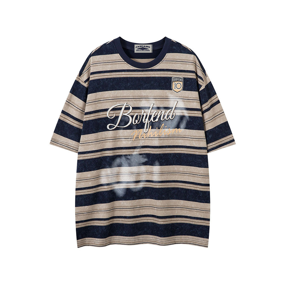 레트로 스트라이프 반팔