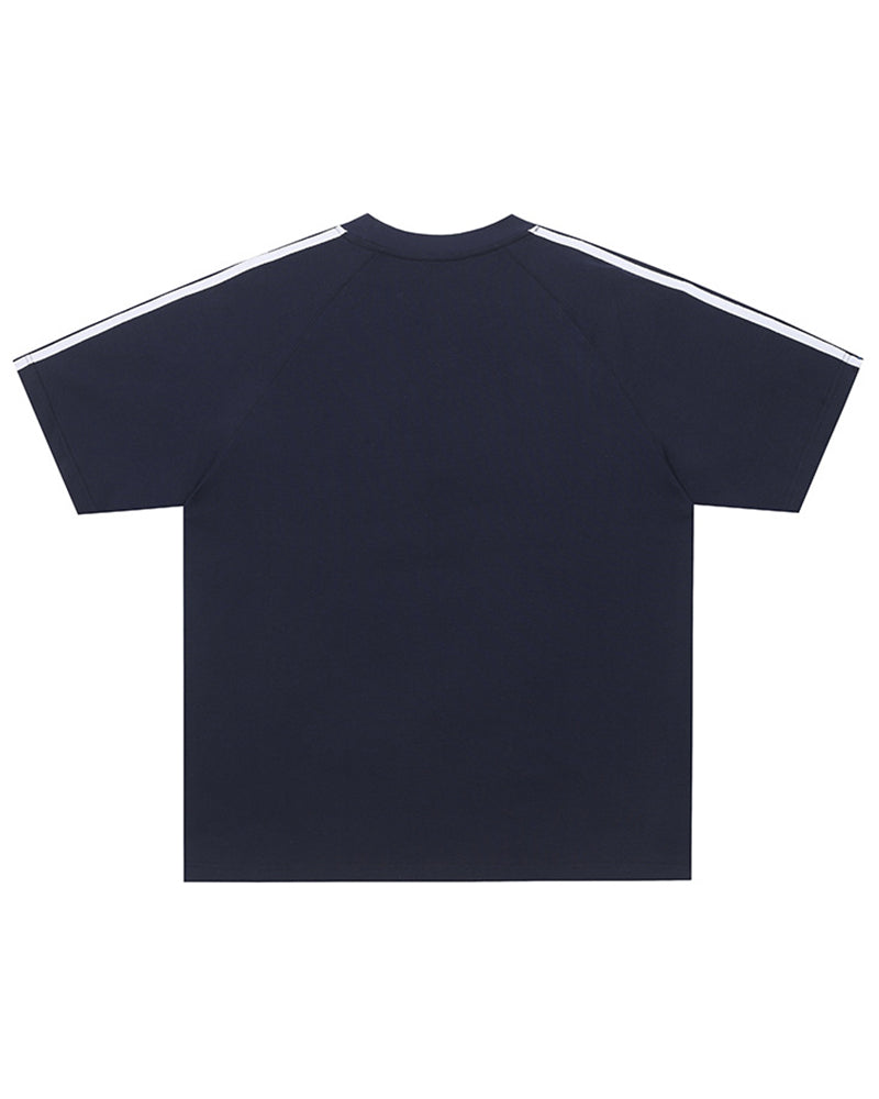 Retro embroidered short sleeves