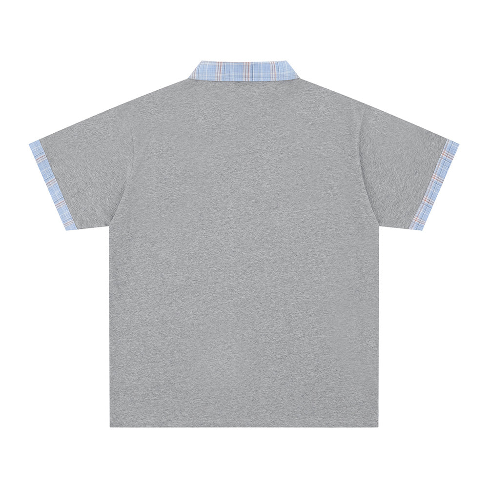 빈티지 자수 강아지 반팔