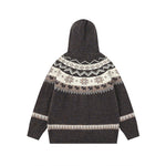 탈부착 가능한 후드 니트웨어