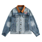 여러 개의 포켓이 있는 데님 재킷