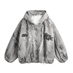 레트로 루즈 코튼 재킷