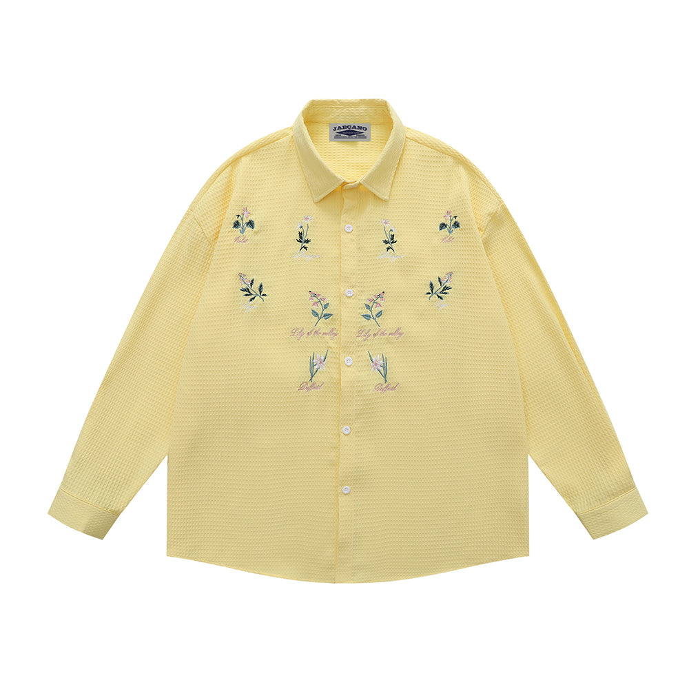 retro casual long sleeve shirt