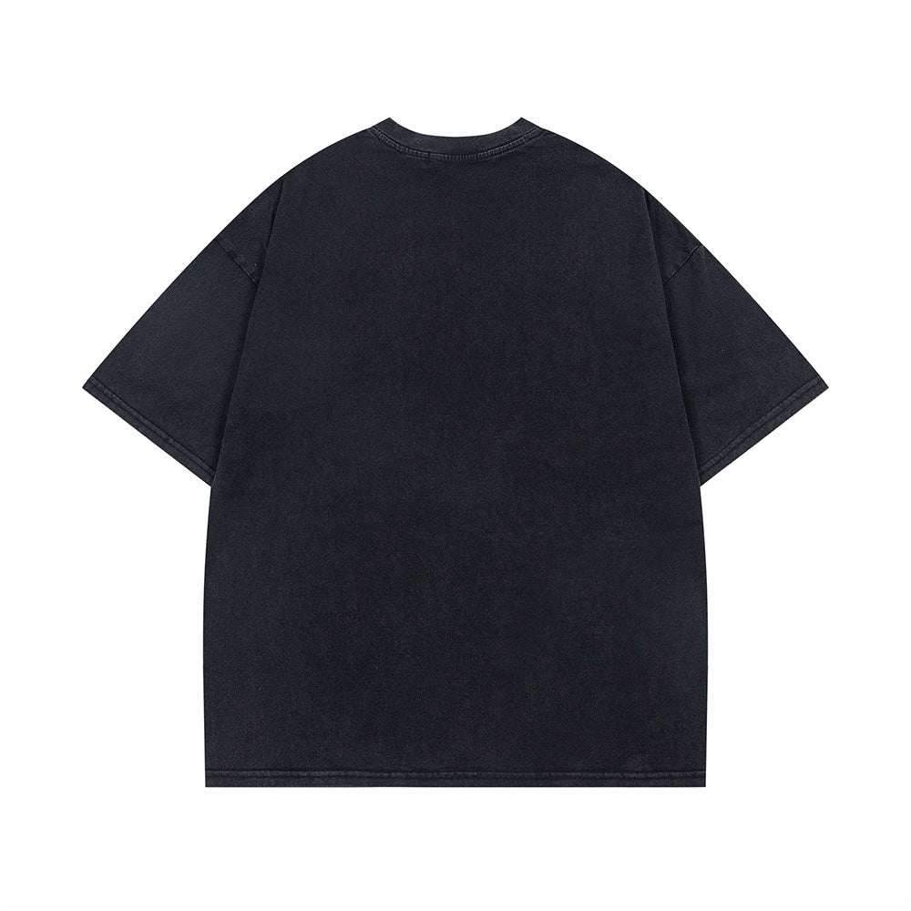 레트로 펀 프린트 반팔