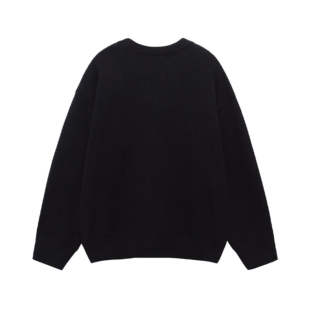 可愛小狗百搭針織衫