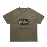 Retro washed couple short sleeves