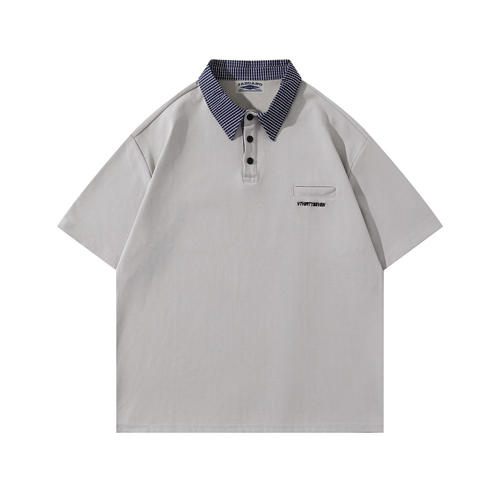 Retro embroidered short sleeves