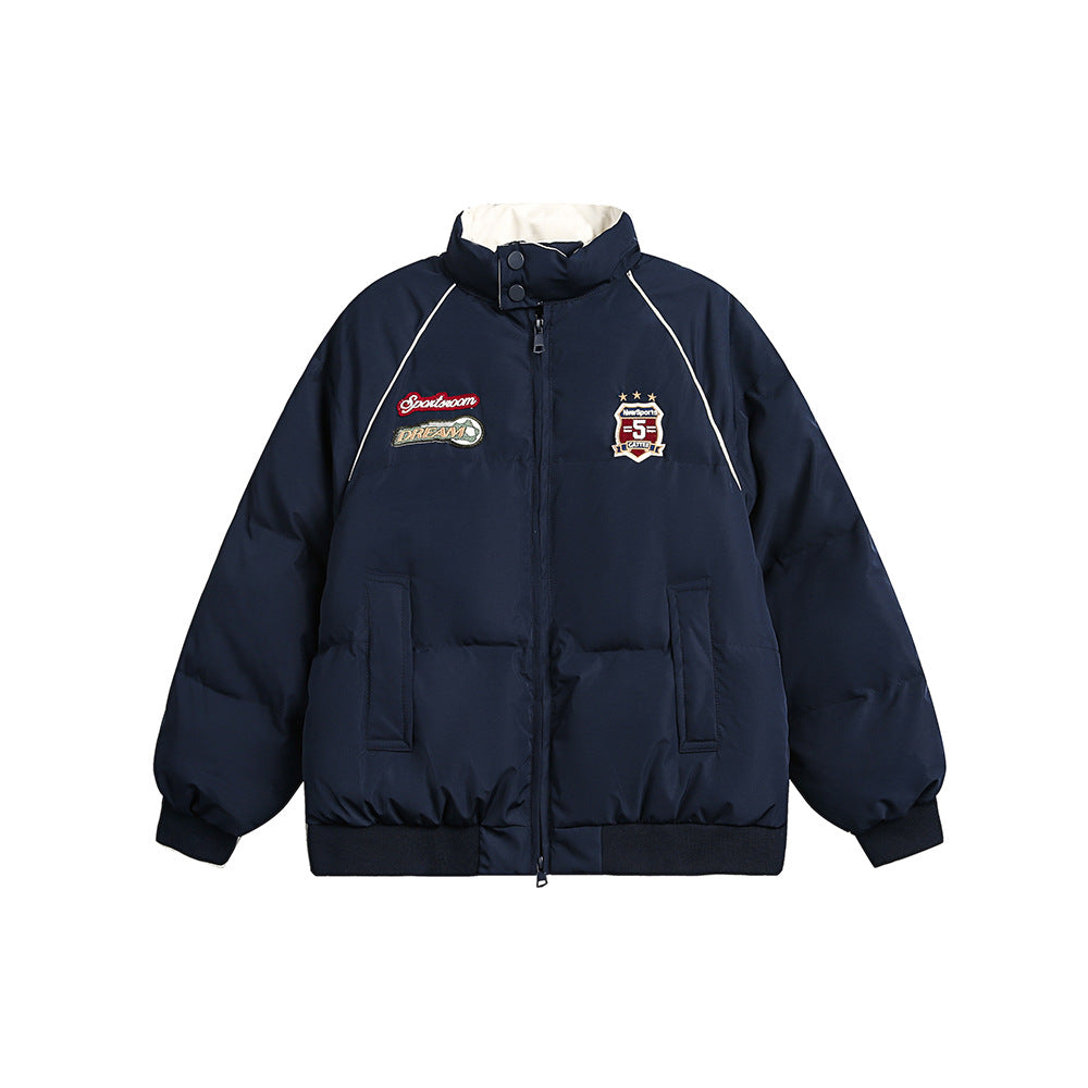 Retro embroidered cotton jacket