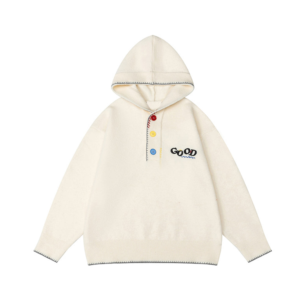 Casual and versatile hooded sweater