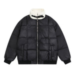 Retro loose down jacket