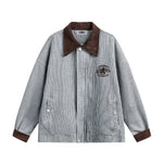 Retro simple corduroy jacket