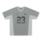 Retro contrast print short sleeves