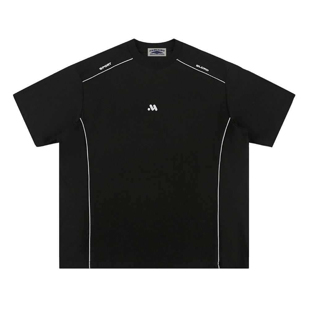 Loose and simple short sleeves