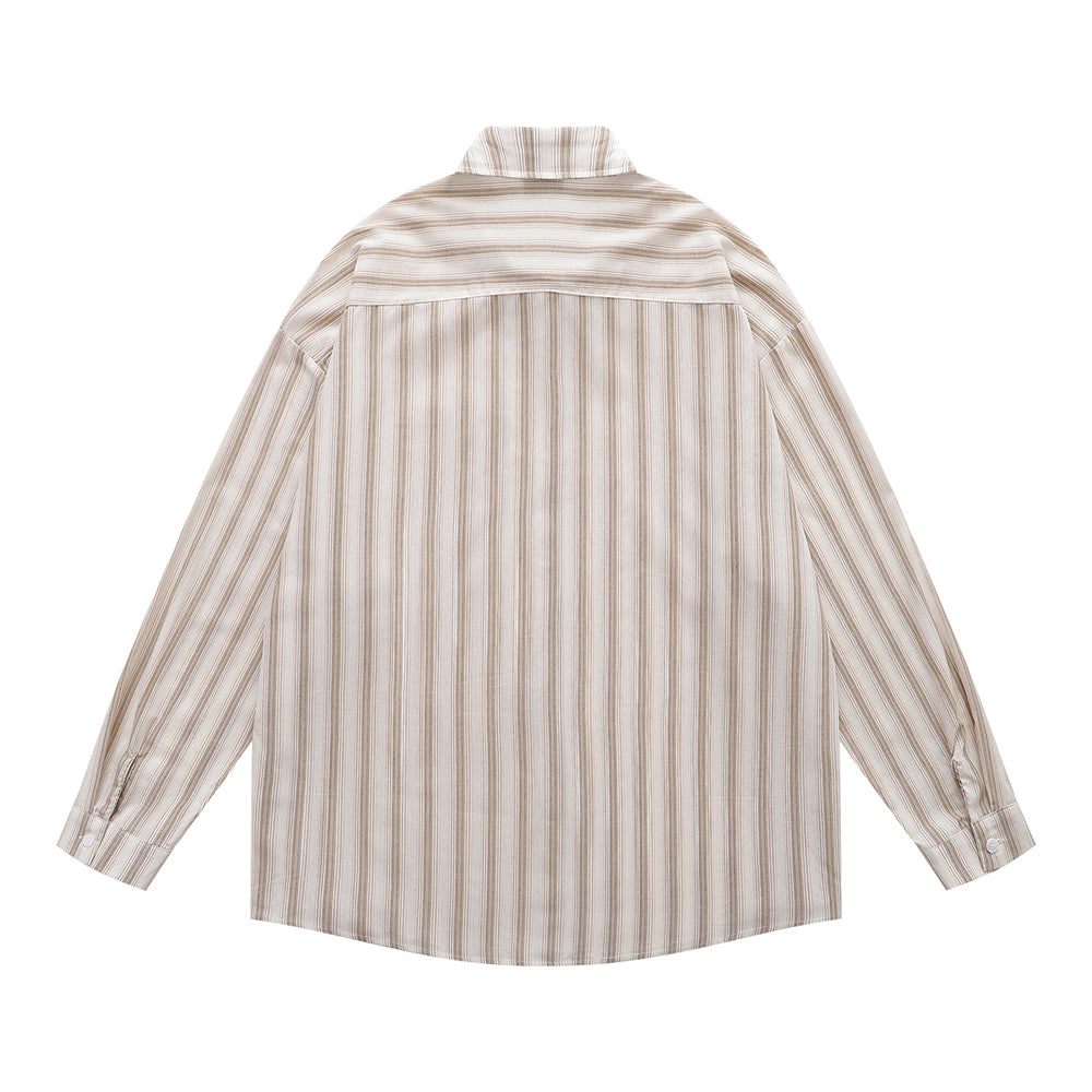Simple Striped Long Sleeve Shirt