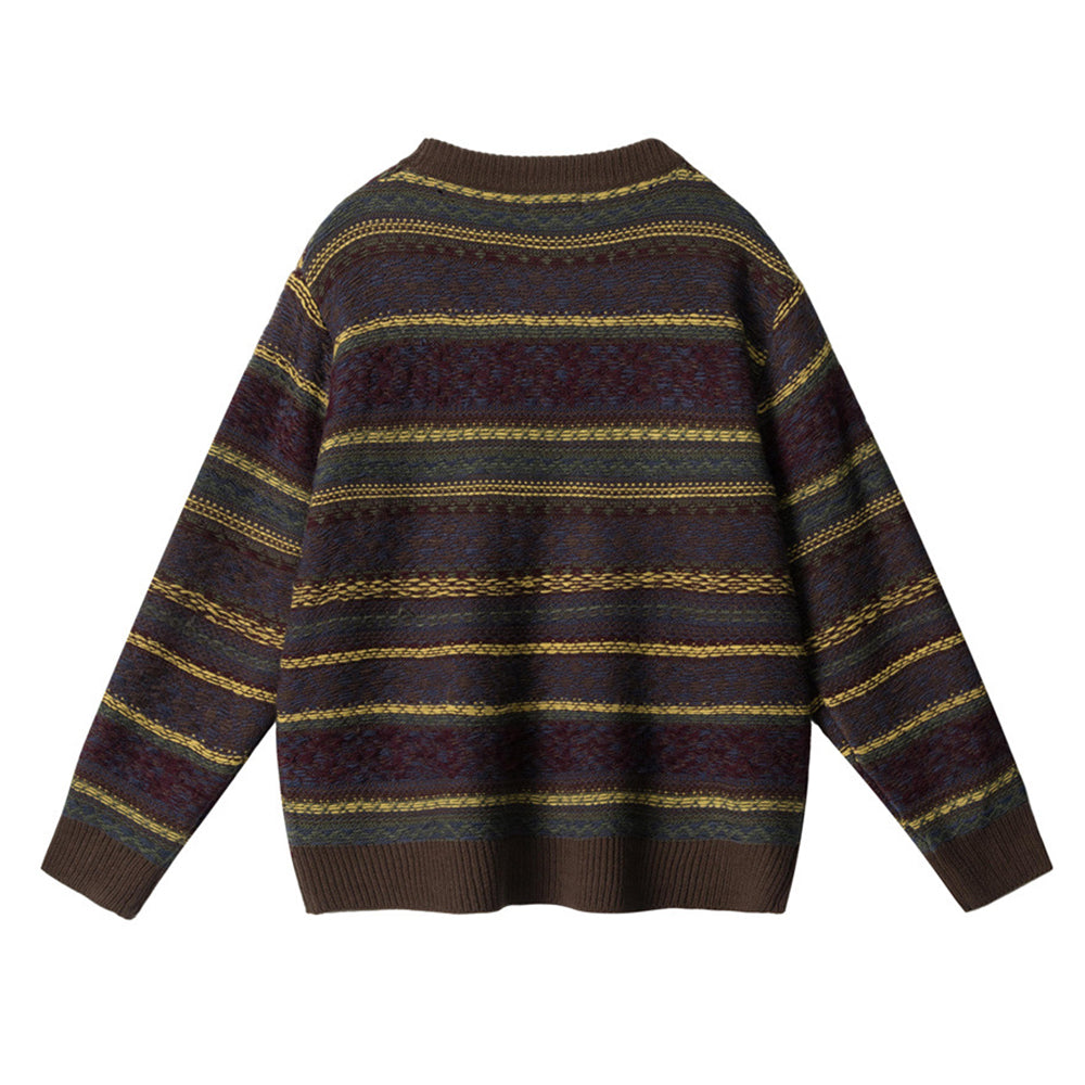 스트라이프 커플 니트웨어