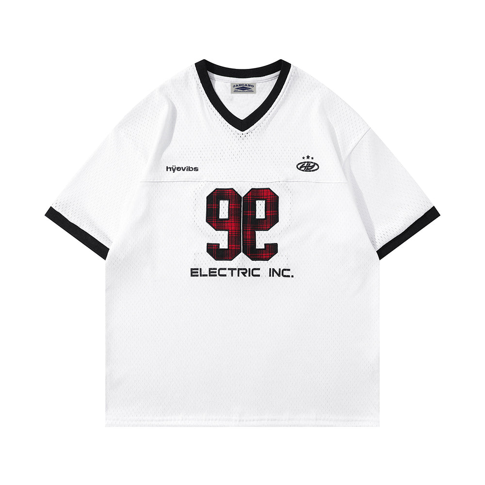 빈티지 자수 루즈한 반소매