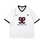 빈티지 자수 루즈한 반소매