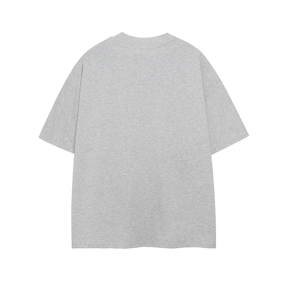 레트로 프린트 캐주얼 반팔