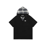 레트로 후드 반팔