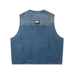 Colorful embroidered vest