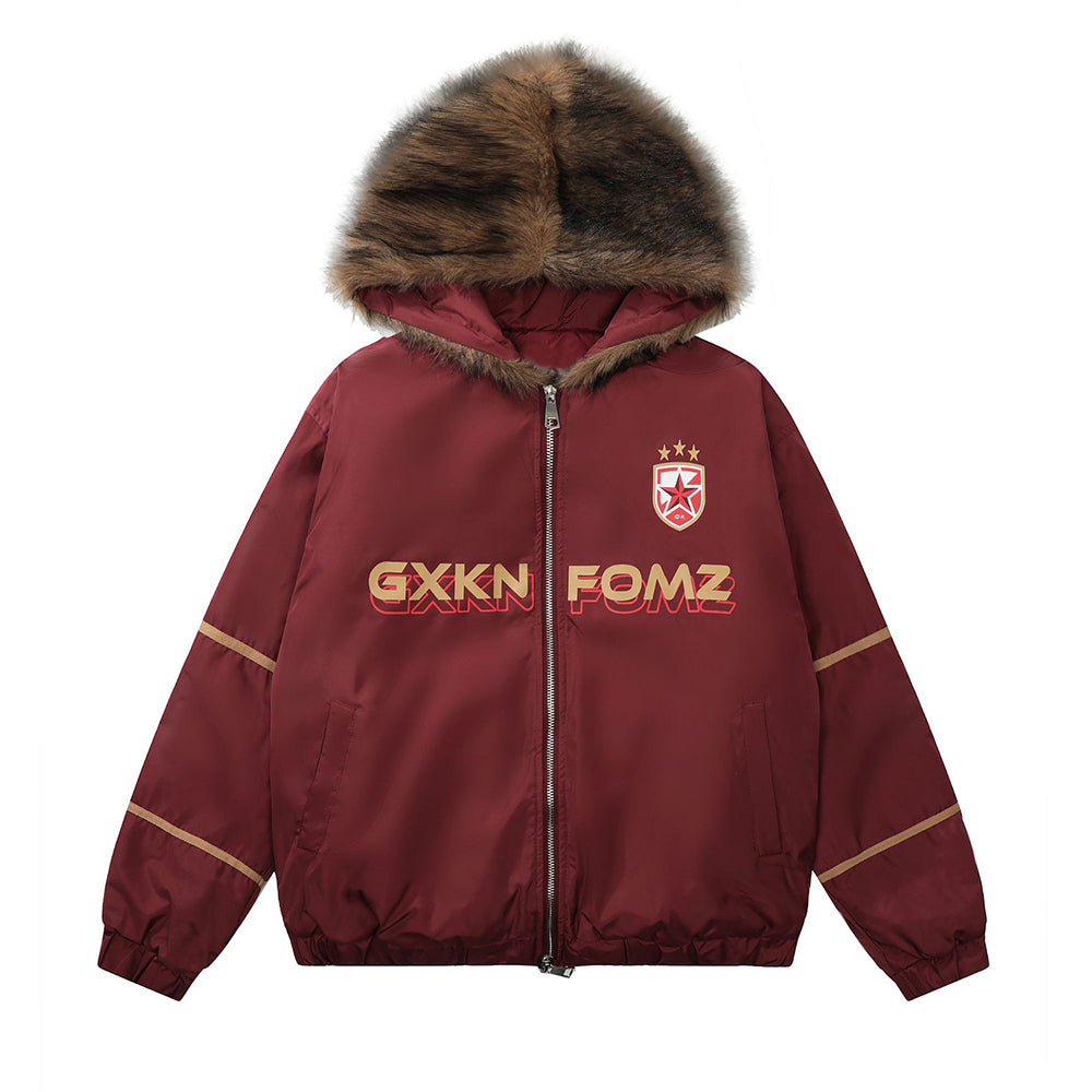 Retro loose thickened cotton clothing