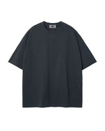 クルーネック無地オーバーサイズカップル半袖Tシャツ