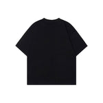 레트로 레터 프린트 반소매