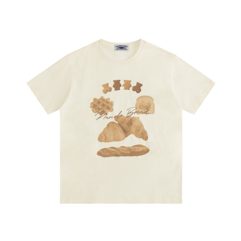 귀여운 프린트 커플 반팔