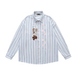 可愛小狗長袖襯衫